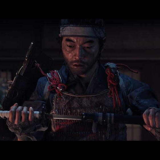 Ghost of Tsushima gameplay screenshot - samurai duel