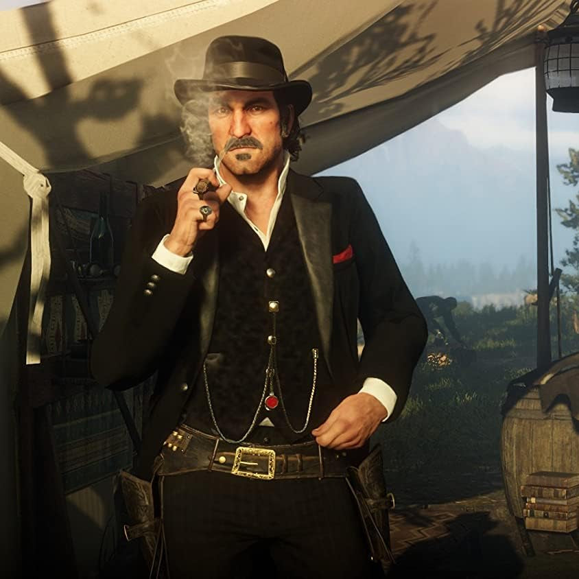 Red Dead Redemption 2 gameplay screenshot - open world wilderness
