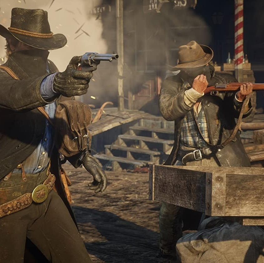 Red Dead Redemption 2 gameplay screenshot - story cutscene