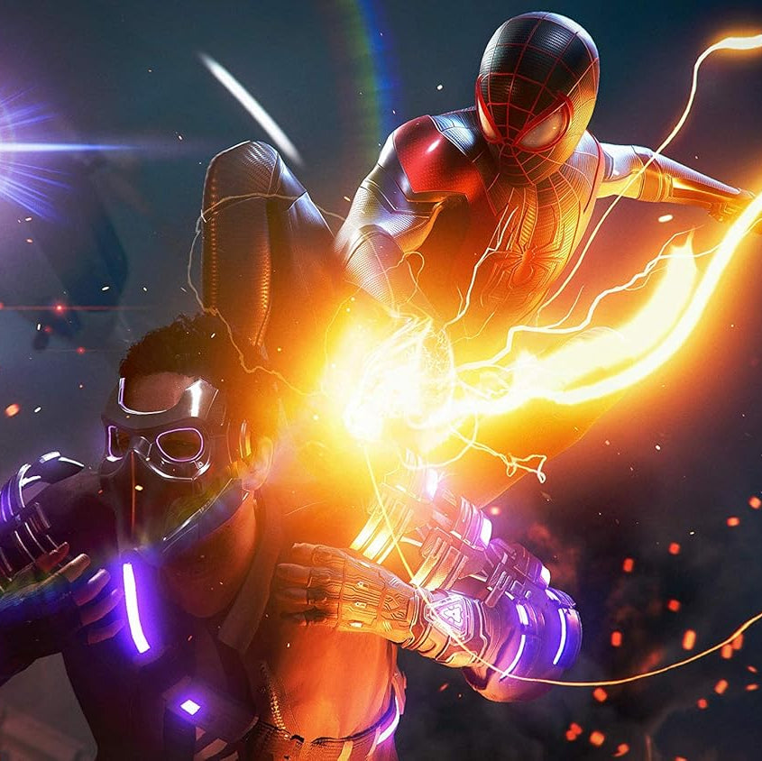 Marvel's Spider-Man: Miles Morales back cover with game details