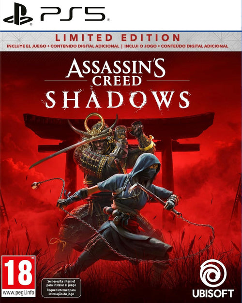 Assassin's Creed Shadows Limited Edition PS5 cover art