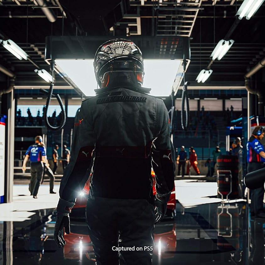 Gran Turismo 7 back cover with game details